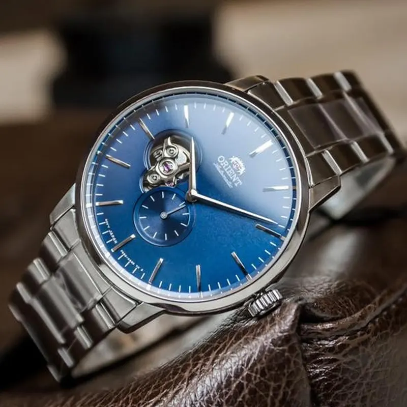 Orient Contemporary Semi-skeleton Small Second Men's Watch- RA-AR0101L